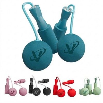 Weighted Cordless Jump Rope With Foam Handles