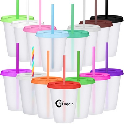 Cup with Straw and Lid Kids Tumbler with Straw Reusable Water Bottle