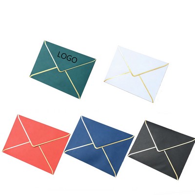 A7 Gold Foil Border Envelope
