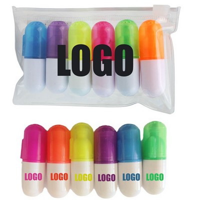 Multicolor Highlighter Pills for