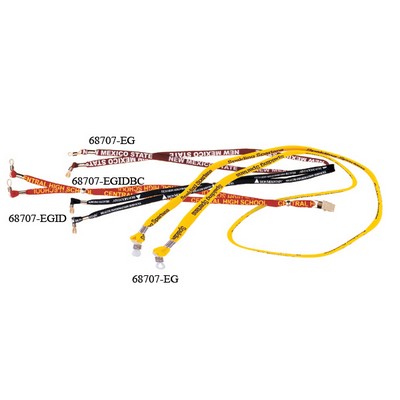 Cloth Printed Quick Release Eyeglass Strap (27"x3/8")