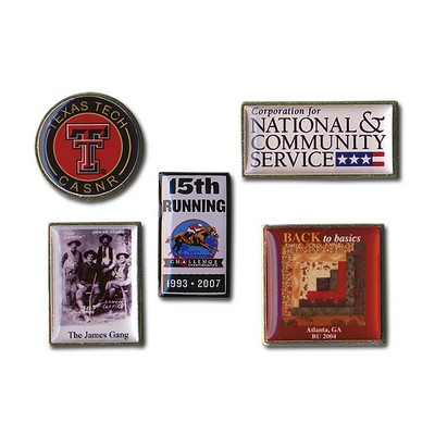 1" Photo Reproduction Lapel Pin