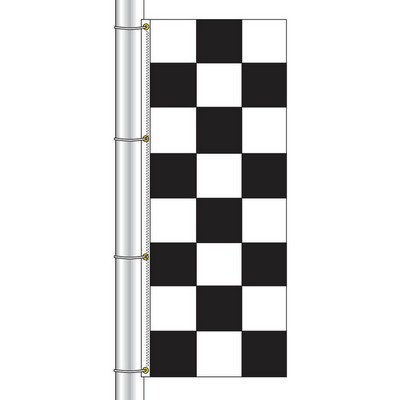 Free Flying Checker Drape Flag (3' x 8')