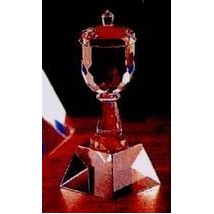 Crystal Series 2 1/2"x6" Crystal Trophy Cup Award
