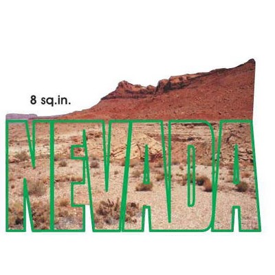 Nevada Desert Scene Maxi Magnet (8 Square Inch)