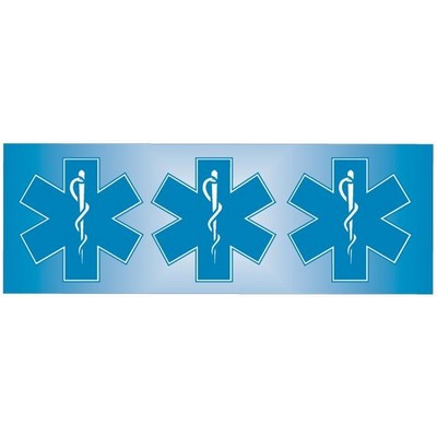 Caduceus Cross Panoramic Badge w/ Bar Pin