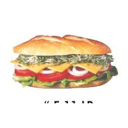 Sub Sandwich Lapel Pin