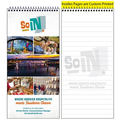 Reporter Notebook w/Custom Printed Inside Sheets