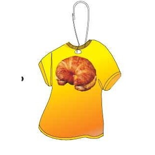 Croissant T-Shirt Zipper Pull