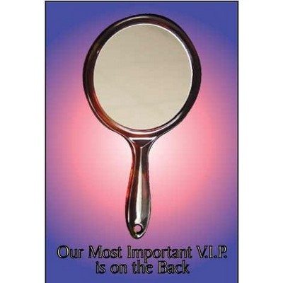 Mirror Photo Hand Mirror (2½"x3½")