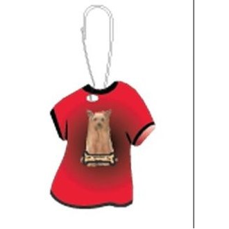 Yorkshire Terrier Dog T-Shirt Zipper Pull