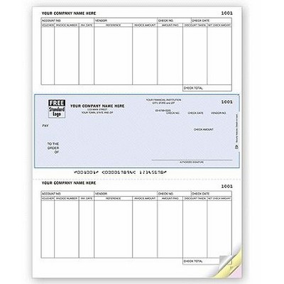 Laser Middle Accounts Payable Checks - 1 Part