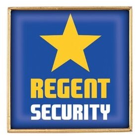 Domed Lapel Pin Square (3/4"x3/4")