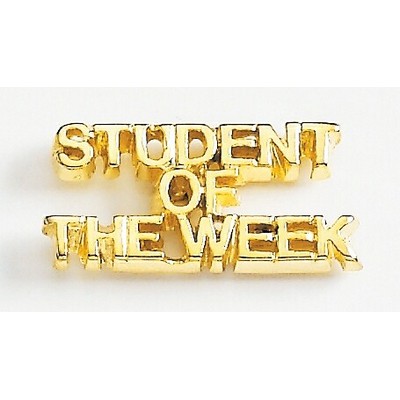 Student of the Week Marken Design Cast Lapel Pin (Up to 1")