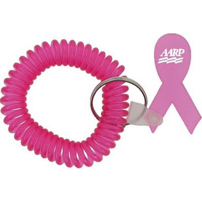 Translucent Wrist Coil w/ Ribbon Shape Tag