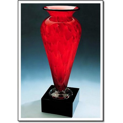 Kilauea Athena Vase w/ Marble Base (4.5"x11.75")