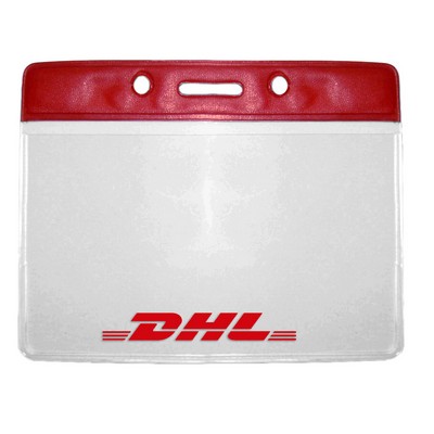 Holder - Horizontal - Black Bar: OUTER- 3.75" X 3.15" INSERT- 3.50" X 2.30"