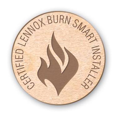 USA Made Round Wood Lapel Pins (1" diameter)