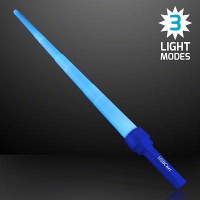 Blue LED Expandable Flashing Swords - PRINTED