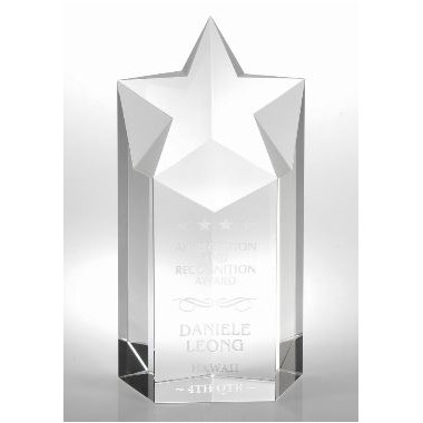 Medium Optical Crystal Star Award