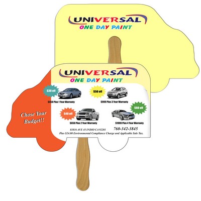 Truck Hand Fan Full Color (2 Sides)