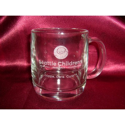 13 Oz. Glass Coffee Mug