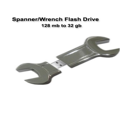 Wrench Shaped Flash Drive - 256 MB Memory
