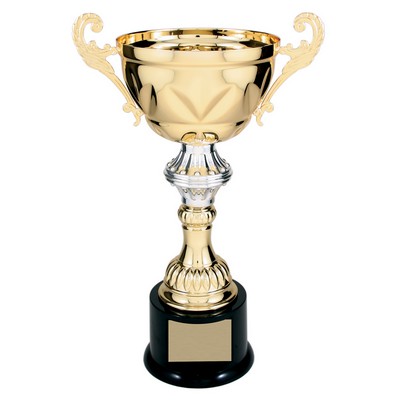 Cup Trophy, Gold - 13" Tall