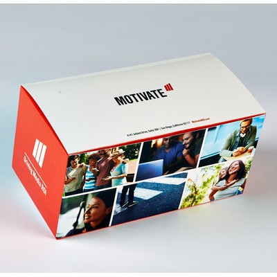 8.25" x 4.25" x 4" Full Color Custom 16pt Box w/High Gloss Laminate Finish