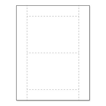 Agenda Paper Name Tag Insert - Blank (4 1/4"x6")