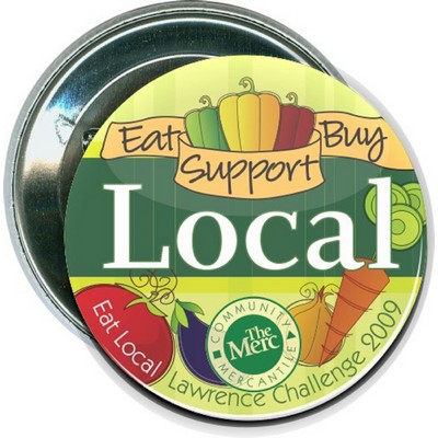 Event - Eat, Buy, Support Local - 2 1/4'' Round Button