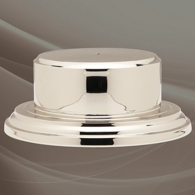 Full Round Bronze Base - 7" (Silver)