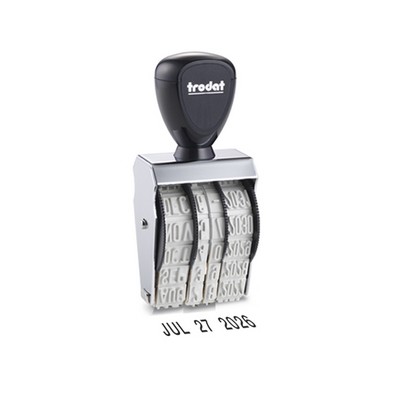 Trodat® Classic Date Stamp, Size 0, 1/8" Character, 1 1/8"L