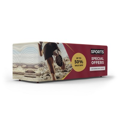 8' Dye Sublimated Fitted Table Cover