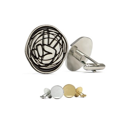 Cuff Links w/Soft Enamel Lapel Pin (Up to 0.5 in)