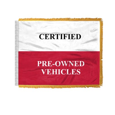 Certified Pre-Owned Antenna Flags 12x18 inch (Blue)