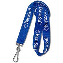 5/8" Screen Printed Polyester Lanyard