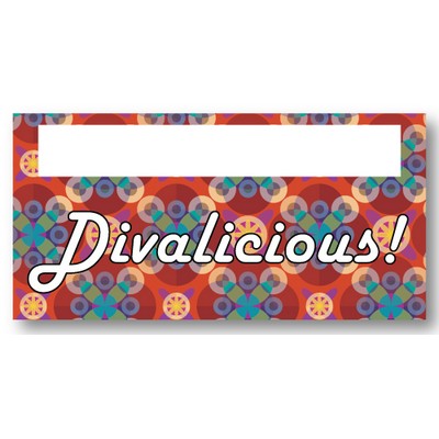 2"X4" Custom Full Color Satin Lapel Ribbon