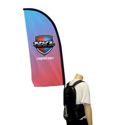 Flex Banner Feathr Flag Backpack 44"H