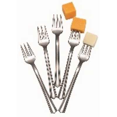 Metalized Finish Appetizer Fork (12 Piece)