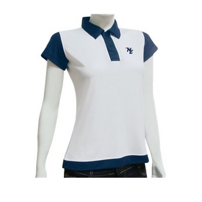 Women's CoolTech Polo Shirt w/Contrast Sleeves