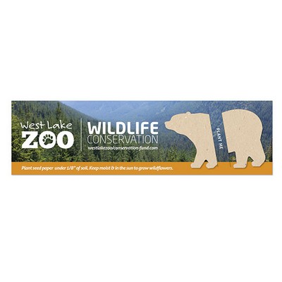 Wildlife Conservation Plantable Bear Bookmarks