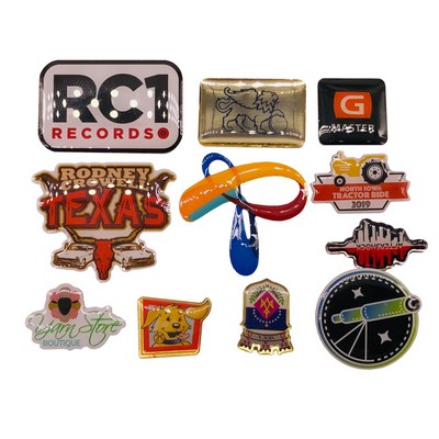 1.25" Custom Offset Full Color Lapel Pin