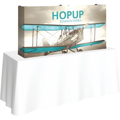Hopup™ 5' Straight Tabletop Display & Full Fitted Graphic