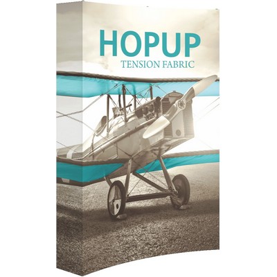 Hopup™ 5.5' Full Height Curved Display & Fitted Graphic