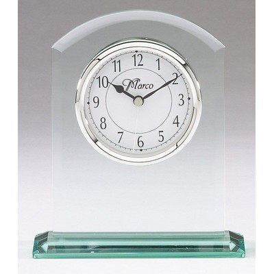 Glass Clock Round