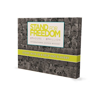 10' Straight Fabric Pop-Up Display - 24 Hr Service