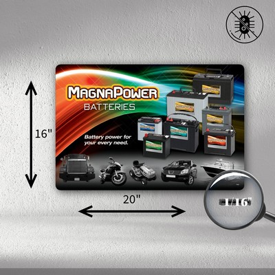 Antimicrobial Fabric Surface Slim Counter Mat – Heavy-Duty Backing (16"x20"x1/16") SLIM