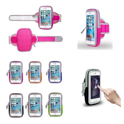 Cell Phone Arm Bags Visual Touch Screen Adjustable Armbands