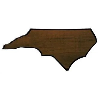 North Carolina State Shaped Plaque (4½"x11½")